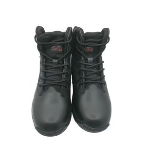 Nortiv 8 Mens Tactical Duty Boots Black Side Zip ALLOY-W Size 7.5W